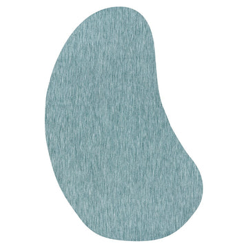 Evan Modern Rustic Organic Curve Indoor/Outdoor Area Rug